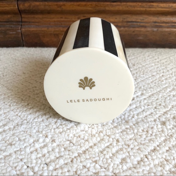 Brand New Lele Sadoughi Striped Candle Votives Set - Picture 6 of 7